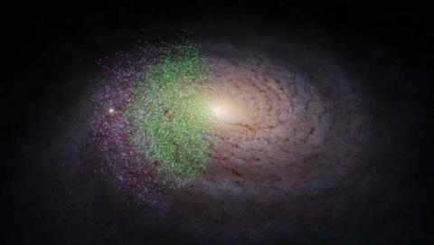 Identifican dos de los bloques más antiguos con los que se formó nuestra galaxia