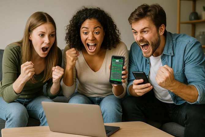 ver deportes y hacer apuestas