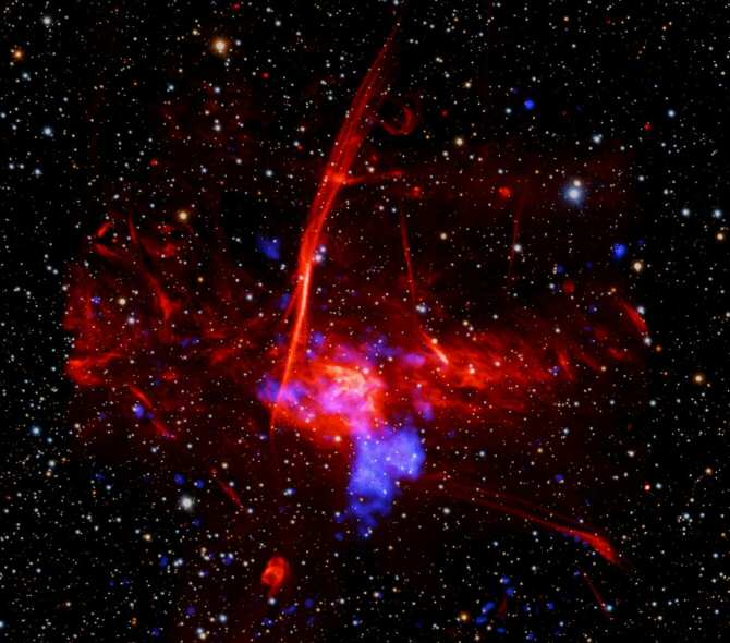 Supernova muy cercana al agujero negro del centro de nuestra galaxia
