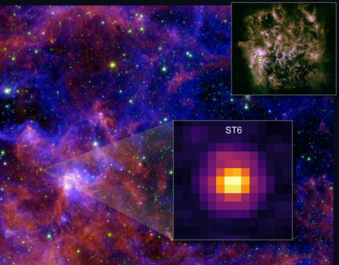 Descubren ingredientes para la vida en hielo alrededor de una estrella en formación